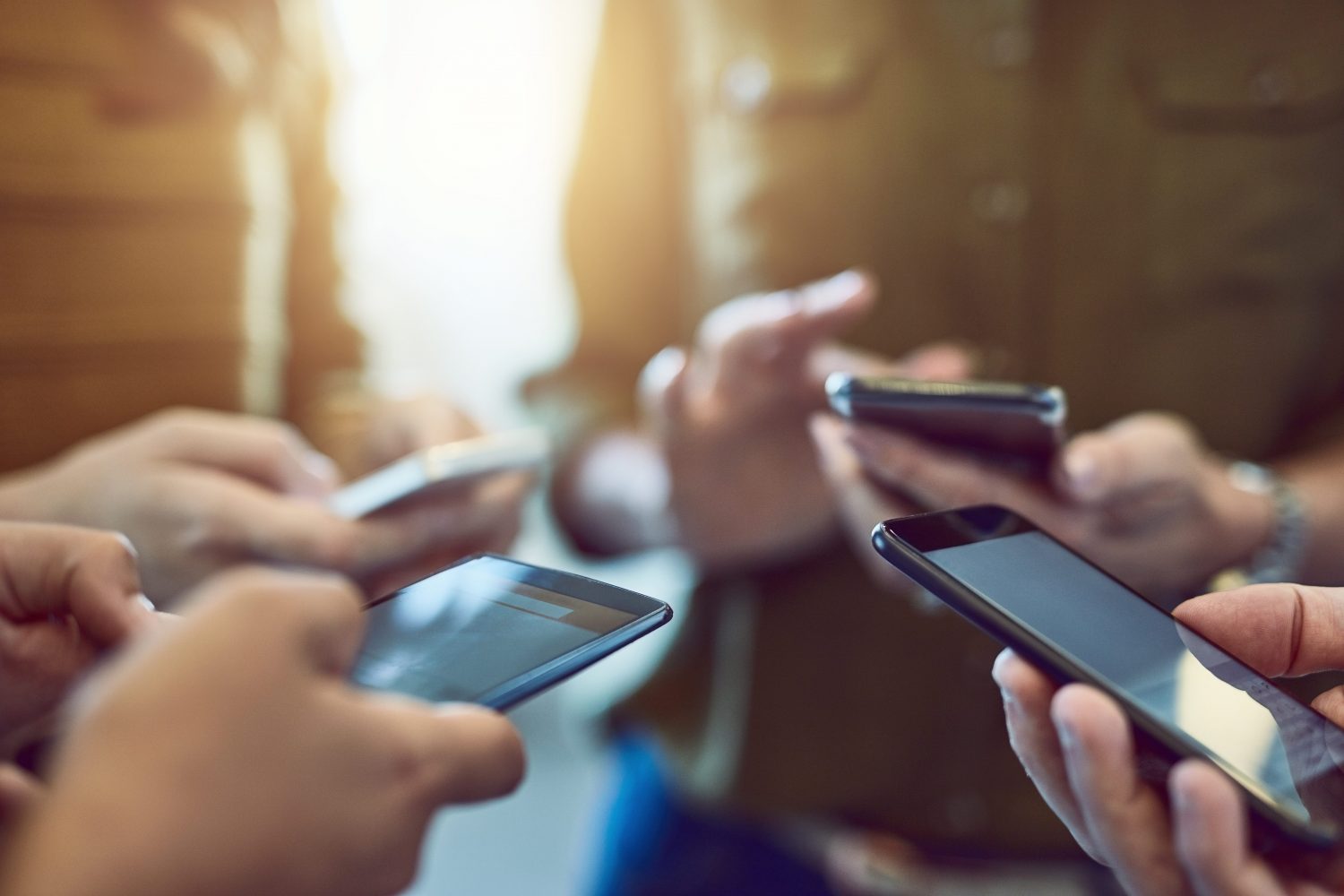 Awareness-building conversations, encouraging thoughtful cell phone protection behaviors